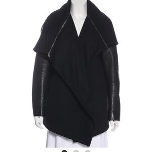 All Saint Chai Leather Coat